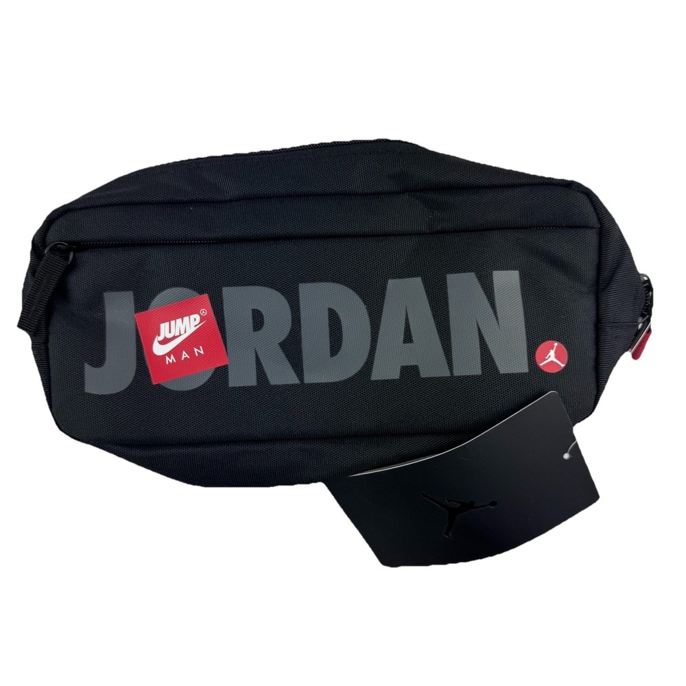 Jordan Jumpman Waist Bag Black Fanny Pack O/S 9A0506‑023 New With Tags